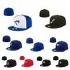 2024 Unisex designer Men's Fashion basketball team Classic Fitted Color Flat Peak Full Size Closed Caps Baseball Sports Fitted Hats In basketball team Snapback