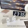 Desk Table Clocks LED bedside table intelligent digital alarm clock desktop electronic desktop alarm clock Snooze function USB wake-up alarm clock digital24327