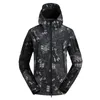 military Shark Skin Soft Shell Winter Camoue Jacket Men Tactical Windproof Waterproof Army Combat Fleece Hooded Bomber Coats u51Y#