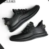 캐주얼 신발 남자 스니커즈 마사지 남성 정품 가죽 디자이너 고품질 zapatillas de deporte sapatos para hombre