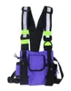 New Fashion Chest Rig Bag Reflective Vest Hip Hop Streetwear Functional Harness Chest Bag Pack Front Waist Pouch Backpack2430991