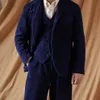 Veste de costume en velours côtelé Indigo Engineer pour hommes, vêtements d'extérieur classiques de style français Y8GK #