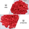 Flores decorativas 50 Pcs Simulação Artificial Cabeça de Rosa Noiva Rosas Falsas Cabeças de Espuma Artesanato Fazendo