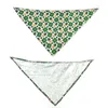 Dog Apparel 12pcs/lot Green Cute Festival Cat Bandana Bibs Cotton For Small Medium Large Pet