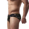 Underpants Male Underwear Jockstrap Briefs Mesh Breathable Sexy Men Camouflage Panties Gay Slip Cueca Homber
