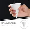 Disposable Cups Straws Cone Paper Cup Beer Mug Water Glass Container Tableware Drinking Beverage Storage Juice Dispenser