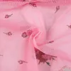 Womens Y2K casual sexy roze leuke jarretel top mouwloze bloemenprint esthetische Kawaii kleding backless crop top 240327
