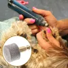 Hundkläder 5 datorer Slipande huvud nagellacker ersättning valp elektriska klippare vita husdjurstillbehör