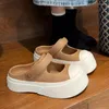 Fashion Mary Sandals Summer Jane Shoes Women Comfort High Platform Platform не скользит для женщин Sandalias 7595