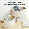 Manden Katoenen touw Opbergmand Organisatoren voor dekens Kleding Kinderkamer Woonkamer Badkamer Woondecoratie Accessoires en diversen