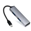 2024 Type C USB C Hub 3 Port Multi Splitter Adapter OTG لـ Lenovo Huawei Xiaomi MacBook Pro 15 Air Pro Accessories Hub Hub