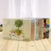 Bins Creative large square exquisite pattern A4 paper dedicated storage iron box file certificate receipt storage finishing box