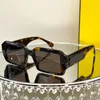 Designer män och kvinnor solglasögon mode 40073 klassisk vintage kvalitet lyxiga solglasögon UV -skyddsglasögon med låda