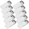 Depolama Şişeleri 20 PC Tinplate Push-Pull Kutusu Metal Kılıf Dudak Kapları Küçük Şeker Kutuları