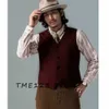 men's Serge Solid Color Casual Busin Vest Formal Man Ambo Steampunk Gothic Chaleco Suit Jackets Wang Vests for Women Male H1RY#