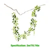 Willow Dekorativa blommor Vine Plant Multi-Purpose Artificial Flower Wedding Party Wall Hanging Fake Indoor Outdoor Decoration