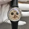 Altri orologi 40mm VK68 Timing Panda Orologio da uomo Bubble Glass Beat Quarzo Impermeabile Acciaio inossidabile 316L Codice top secret Orologio omaggio pilota J240326