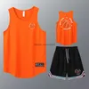 Sunset basketball new jersey sports suit mens customized student American style quick drying vest