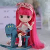 Кукла DBS Blyth Middie 18 bjd 20 см, белая кожа, милый подарок на день рождения, игрушка для девочек из аниме 240313