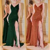 Casual Dresses Sexy Tube Top Sleeveless Dress Green Sequins Fashion Elegant Slim Long Party Evening Autumn And Winter