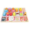 Neue Holz Kinder Pretend Spielen Eis Obst Shop BBQ Nachmittag Tee-Set Spielzeug Montessori Bildung Schneiden Lebensmittel Spielzeug Für kinder