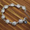 Link pulseiras moda jóias 925 prata esterlina ouriço do mar feminino fecho lagosta presente de festa de casamento