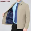 Veste de luxe pour hommes, couleur unie, décontractée, ample, bureau social, manteau mince, vêtements d'extérieur, printemps-automne, f5U7 #