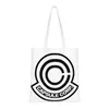 Shopping Bags Corp Groceries Custom Printed Canvas Shopper Shoulder Tote Bag Large Capacity Durable Handbag