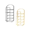 Kitchen Storage Counter Rack Durable Multipurpose Industrial 23x45cm Carbon Steel Room Decor Dish Shelf