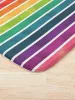 Mats Rainbow Stripes Tappetino da bagno Tappetino antiscivolo Set di tappetini nel bagno Wc Tappetino per corridoio