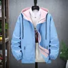 Windjack met capuchon Man 8XL 7XL Japanse Casual Blous Jaket Hoodies Zwarte Mannelijke Plus Size 6XL Bomber Lente Herfst Kleding Jassen Y0lb #