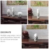 Vases 3 Pcs Small Vase Ceramic Miniature Accessory Plant House Props Scene Ceramics Adornment Decor