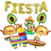 4/13 stuks Mexico Taco Cactus Folie Ballonnen Bruiloft Verjaardag Baby Douche Jaar Benodigdheden Mexicaanse Fiesta Thema Feestdecoraties 240318