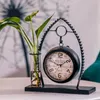 Table Clocks Creative Silent Clock Pendant Desktop Simple Nordic Personalized Small Watches Bed Head Seat