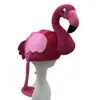 Berets Flamingo Hat Funny Halloween Personality Carnivals Party Thanksgiving Day Casual Bucket For Adult