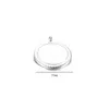 Pendant Necklaces Stainless Steel Circle Round Charm Blank To Record 25mm Metal Tag Charms For Mirror Polished Wholesale 10pcs