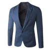 Blazer da uomo Tasca sul petto decorativa Colletto in raso di colore solido Causale Formale Matrimonio quotidiano Uomo Manica Lg One Butt 2023 Ufficio p0kX #