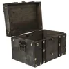 Storage Bags Wooden Treasure Chest Decorative Box Lock And Lids Vintage Style Trunks Jewelry Keepsakes Coin Collection