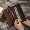 Bundled Leather Pencil Case Multifunctional Fountain Pen Bag Stationery Organizer Box Items School Student Supplies