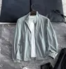 Doppelreißverschluss frt Jacke Männer 2024 Frühling Sommer Neue Fi Casual Stickerei Hohe Qualität Milde Abdichtung Old Mey 22oF #