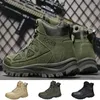 Chaussures de Fitness pour hommes, bottes tactiques militaires, chasse, Trekking, Camping, bottes de Combat en plein air, grande taille, moto de sécurité