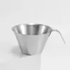 Mugs 100ml Stainless Steel Coffee Measuring Cup Espresso Cups Small Pitcher Jug Barista S Measure Kitchen Tools