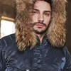 mgp jaqueta padrão de inverno masculino clássico n-3b parka para clima frio extremo impermeável removível pele sintética ao redor do capuz R8NP #