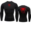 sun Protecti Sports Secd Skin Running T-shirt Men's Fitn Rgarda MMA Lg Sleeves Compri Shirt Workout Clothing N5za#