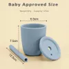 Sippy Cup For Baby BPA Free Toddlers Learning Drinkware Children Soft Straw Cups Tableware Kids Child Bottle Stuff 240322