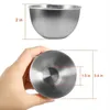 Dinnerware Sets 10 Pack 3.3Inch Stainless Steel Sauce Dishes Individual Saucers Bowl Round Seasoning Sushi Dipping Silver