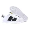 2024 Uomo Donna Superstar Scarpe casual Super star Arcobaleno Bianco Blu Nero Scarpe da ginnastica Low Fashion Flat Trainer Triple Bianco eur 36-45