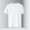 Männer Eis Seide Quick Dry Mesh T-shirt Sommer Lose Sportswear Dünne Atmungsaktive Kurzarm Top Fitn Schwarz Tops T-Shirts j1E2 #