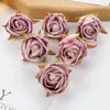 Dekorativa blommor 100 bitar av konstgjorda blommor Silk Rose Bud hemdekoration Diy Candy Box Wedding Bakgrund Wall Garden Arch Christmas