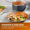 Cookware Sets Pots And Pans Set 12 Piece With Ultra Nonstick Ceramic Coating By Chef Daniel Green PFOA Free Stay Cool